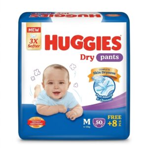 Huggies Premium Baby Diaper Pant M 58 pcs (6-12kg)