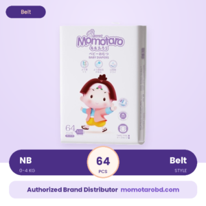 Momotaro Premium Baby Diaper Belt NB 64pcs (0-4kg)