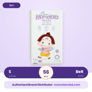 Momotaro Premium Baby Diaper Belt S 56pcs (4-6kg)